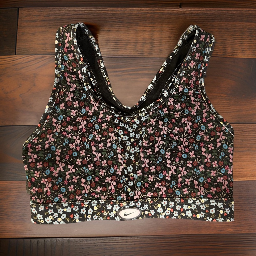 Nike Dri-Fit Wildflower Sports Bra with removable cups